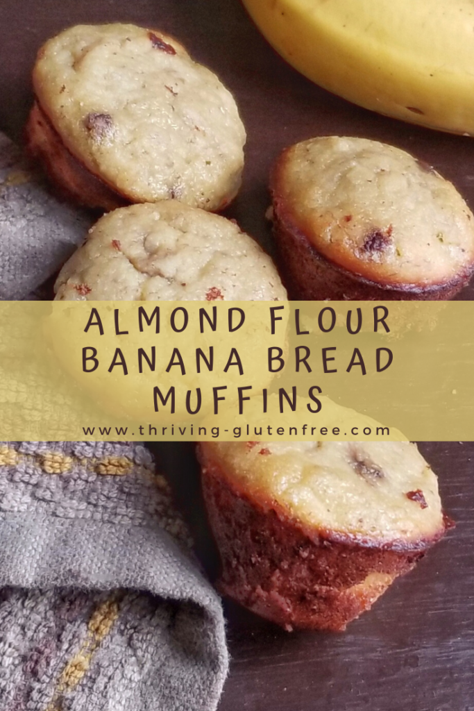 grain free gluten free almond flour banana bread muffins