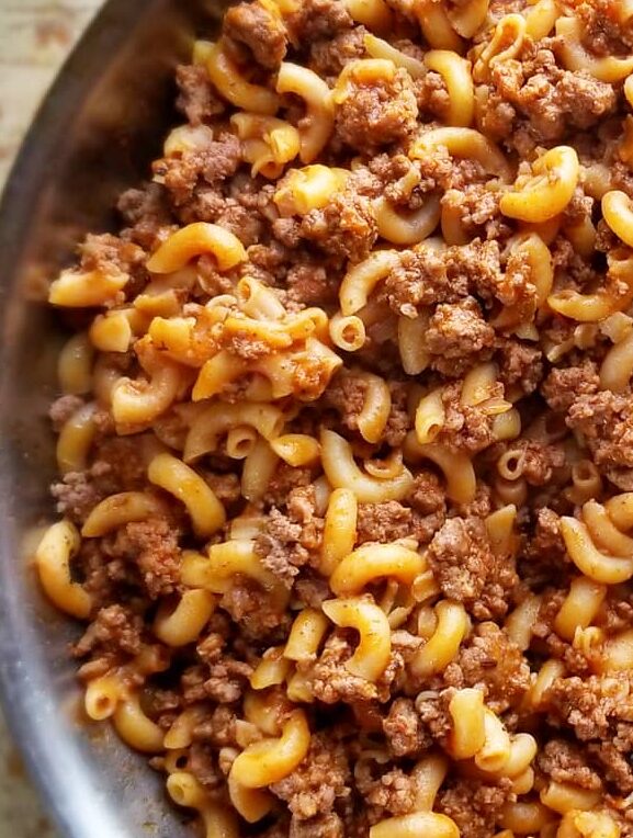 Gluten Free Homemade Hamburger Helper - Thriving Gluten Free