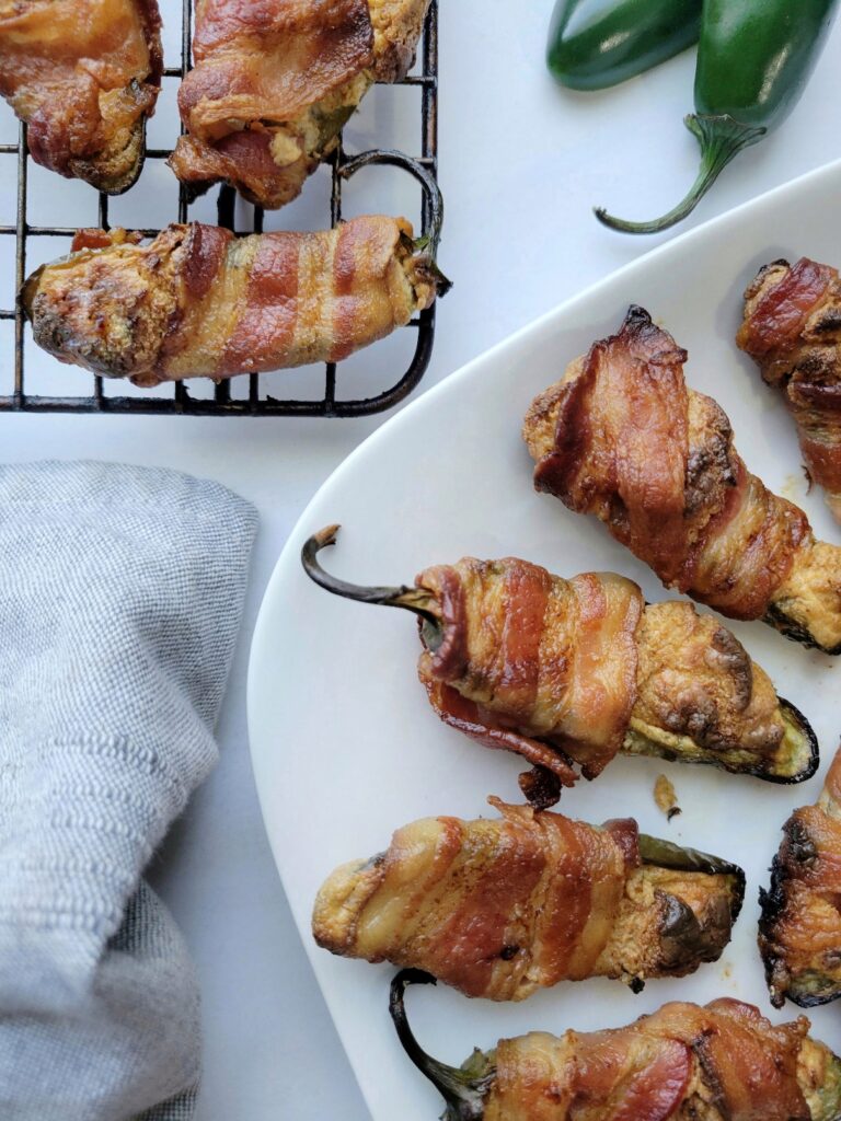 gluten free bacon wrapped jalapeno poppers recipe