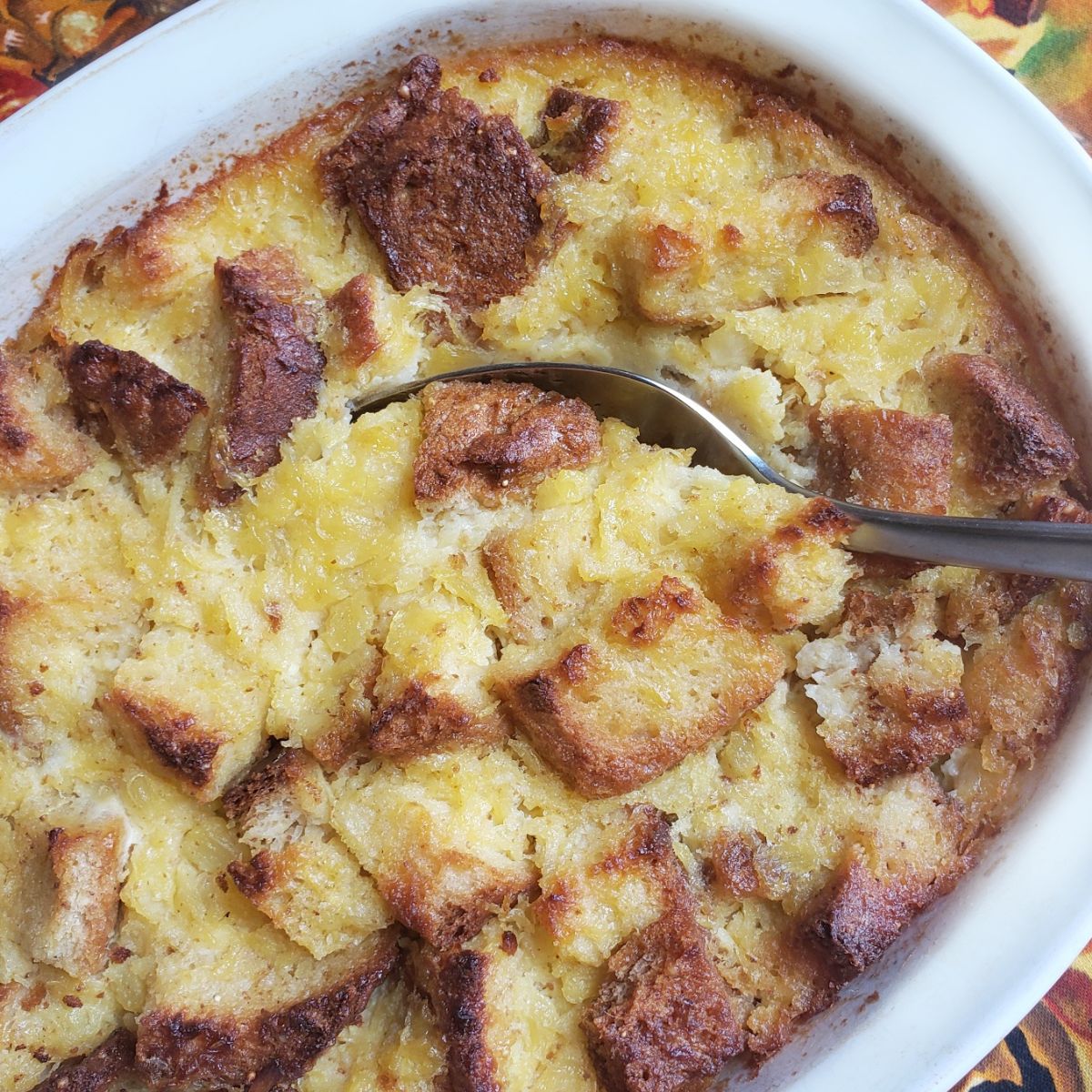 gluten free pineapple bread pudding recipe