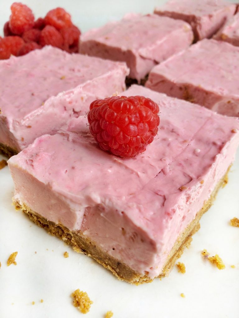 grain free dairy free raspberry cheesecake bars recipe