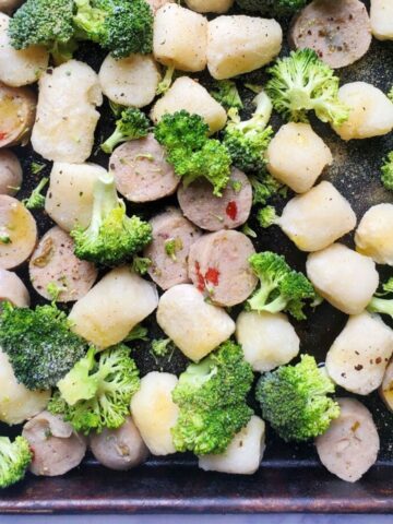 Trader Joe's Cauliflower Gnocchi Sheet Pan Dinner Recipe