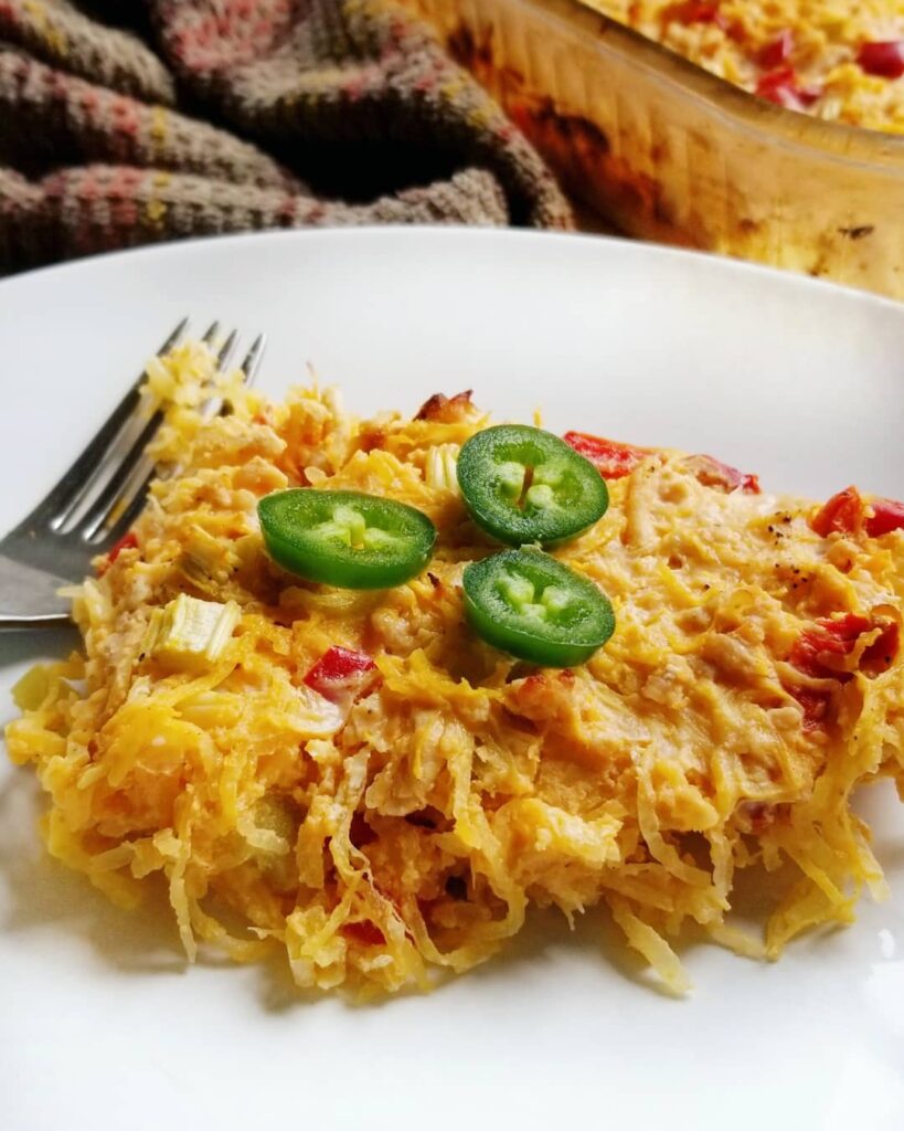 buffalo spaghetti squash casserole gluten-free