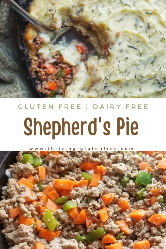 gluten free and dairy free shepherd's pie recipe