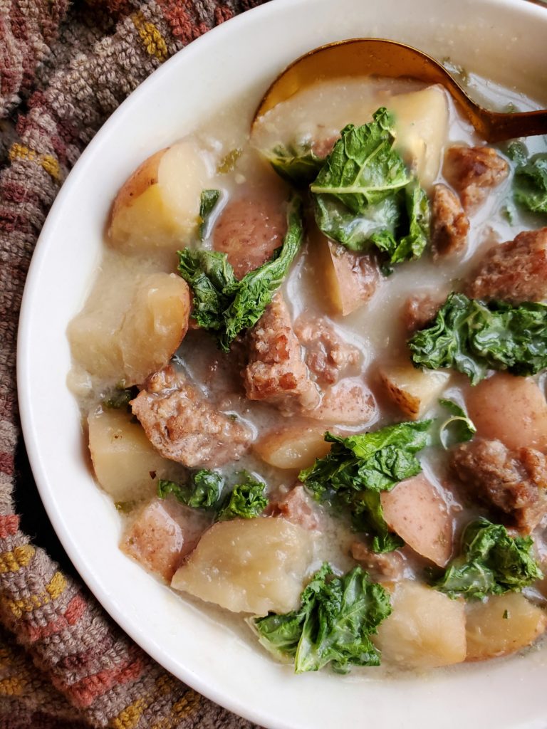 Homemade Zuppa Toscana Soup - Thriving Gluten Free