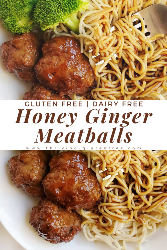 Honey Ginger Meatballs gluten free soy free