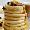 fluffy chunky monkey gluten-free pancakes
