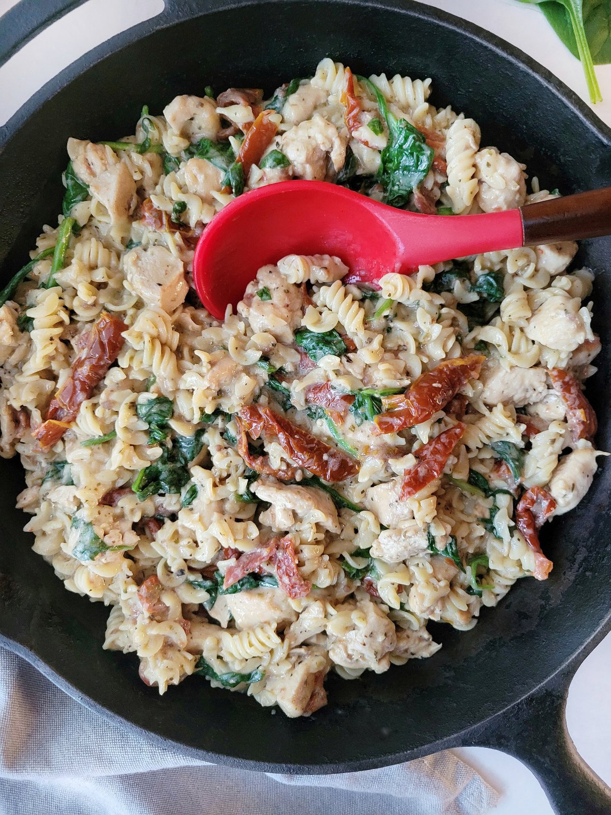 One-pan Tuscan pasta recipe