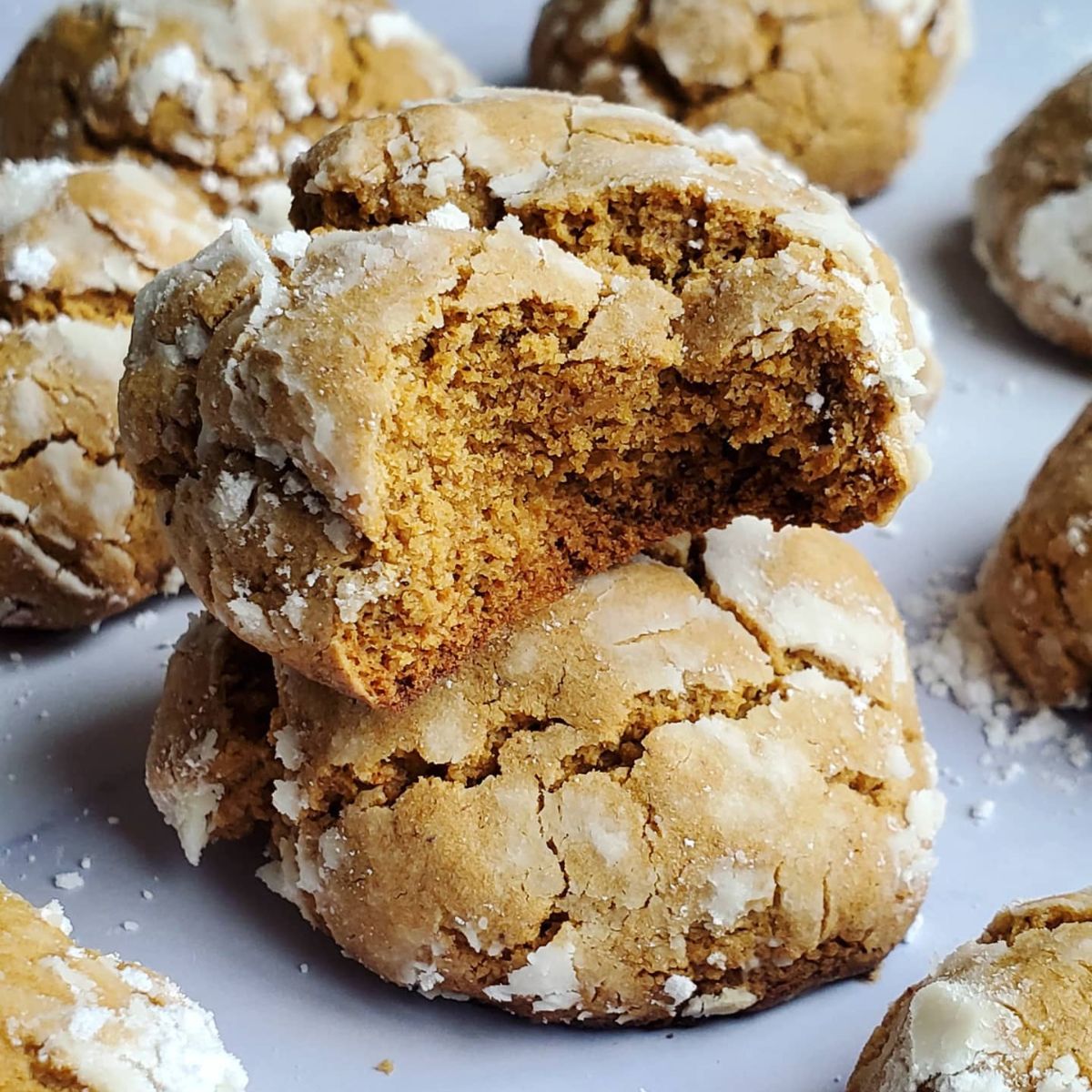 gluten free gingerbread crinkle cookies recipe