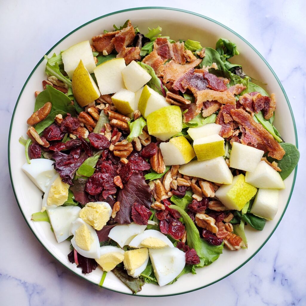 Holiday Cobb Salad with Creamy Poppy Seed Dressing - Thriving Gluten Free