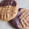 gluten free peanut butter cookies chocolate dipped