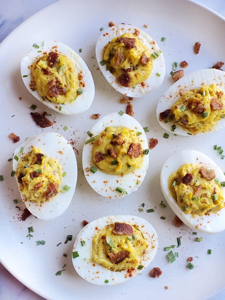 bacon ranch deviled eggs