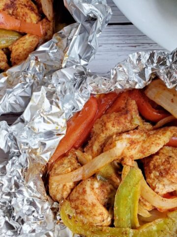 easy chicken fajita foil packets recipe gluten free