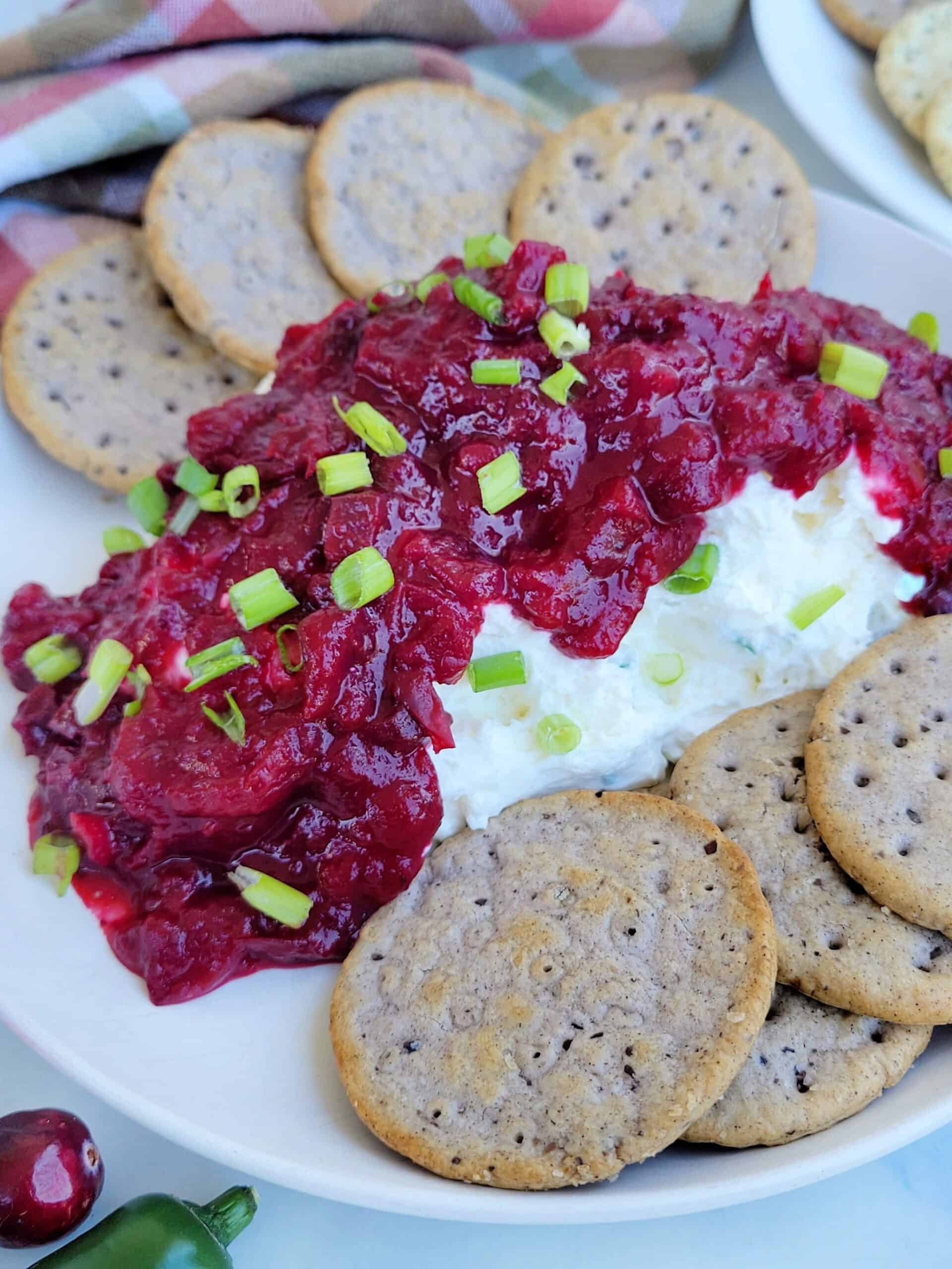 Easy Cranberry Jalapeño Dip for the Holidays