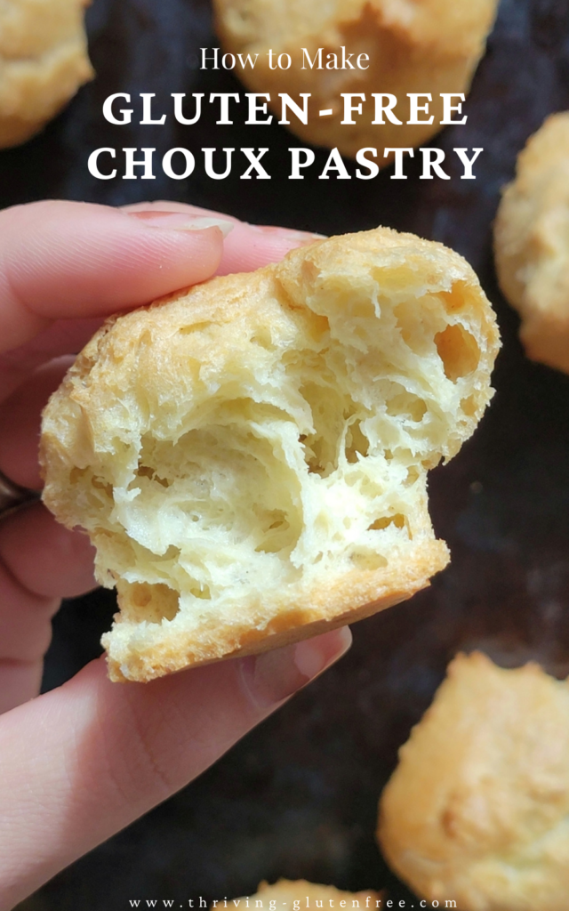 gluten free choux pastry cream puffs recipe