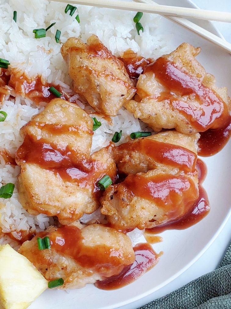 homemade gluten-free sweet and sour chicken recipe