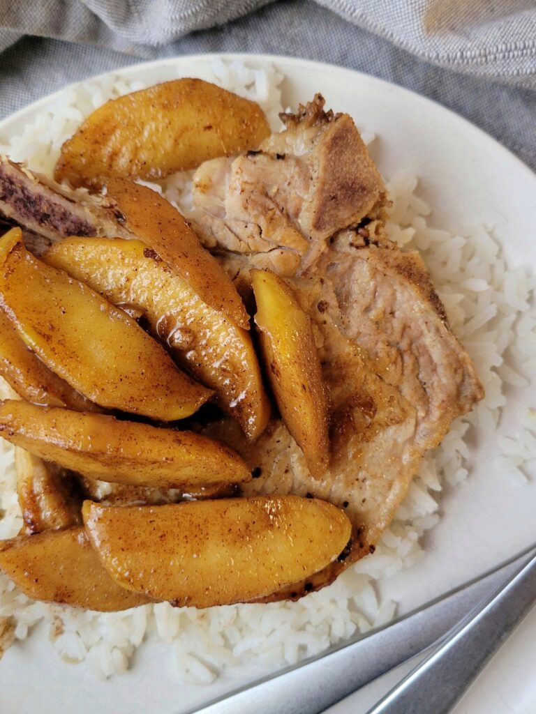 cinnamon apple pork chops recipe