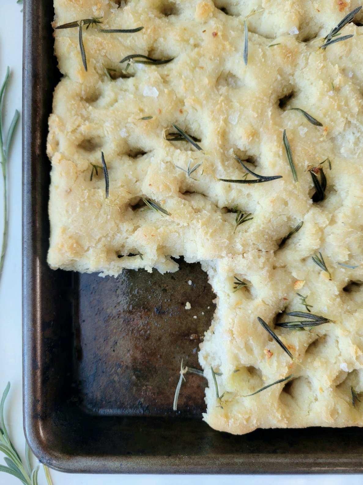 easy gluten free focaccia bread recipe