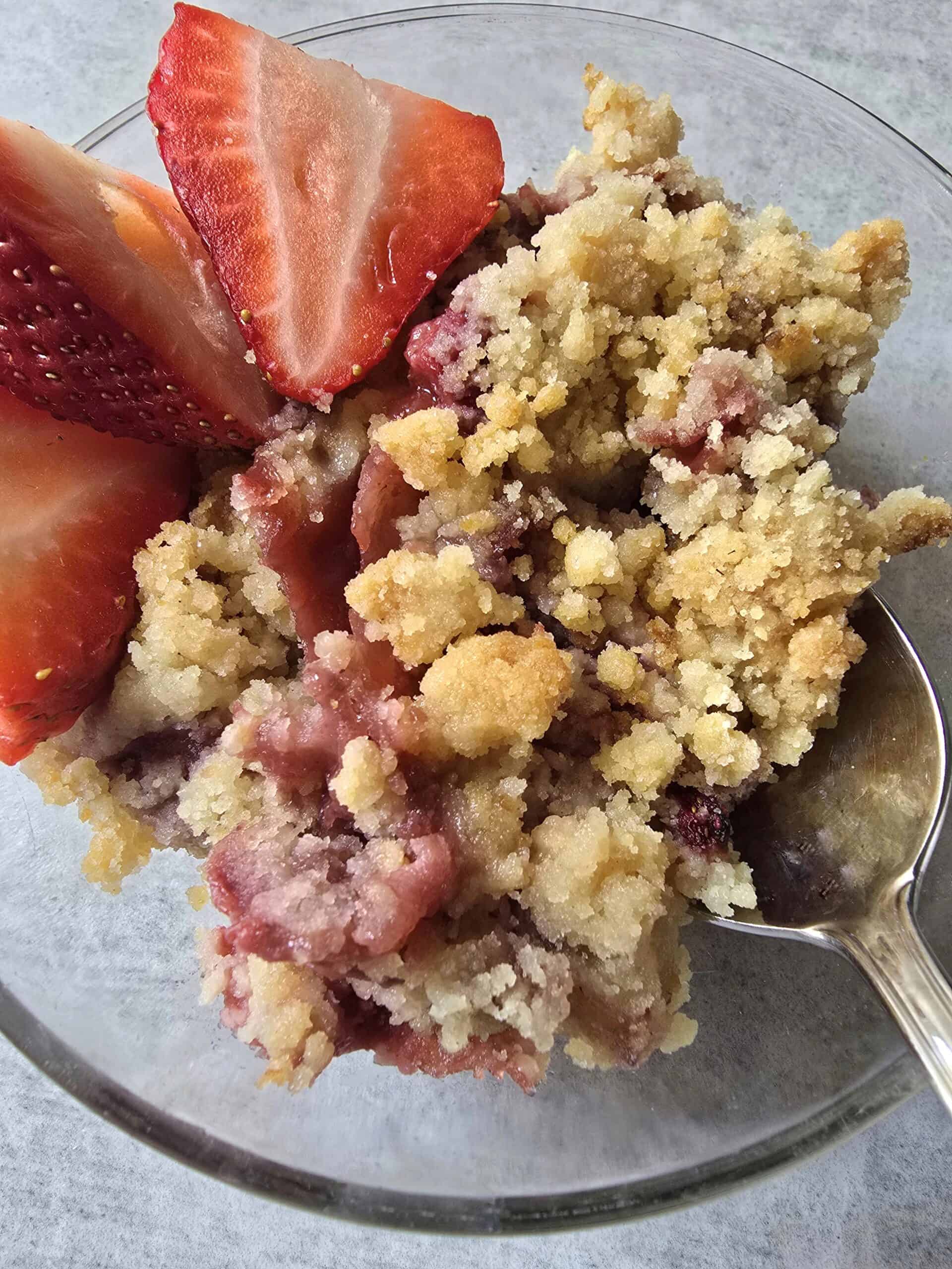 gluten free strawberry crisp recipe without oats
