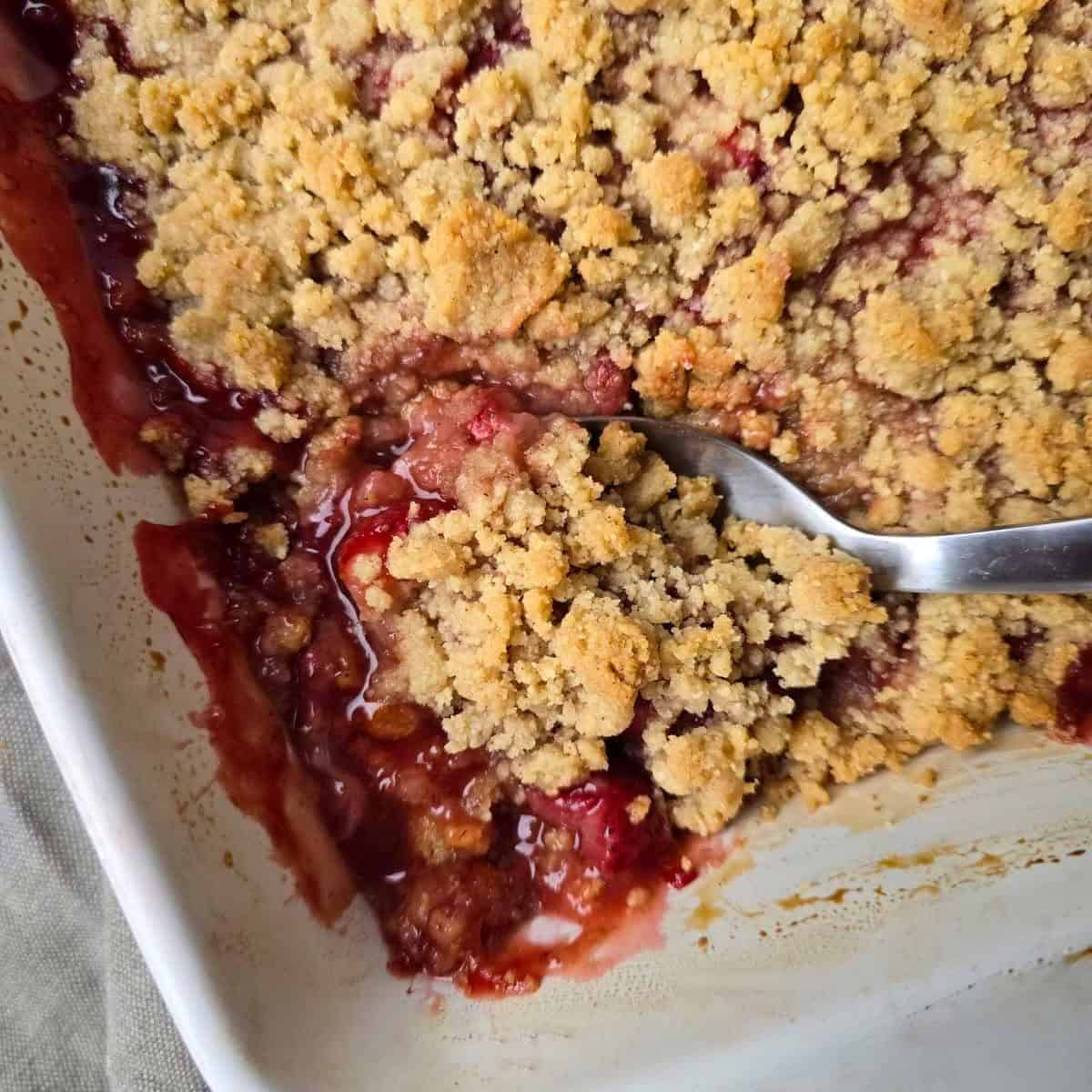 gluten free strawberry crisp recipe without oats