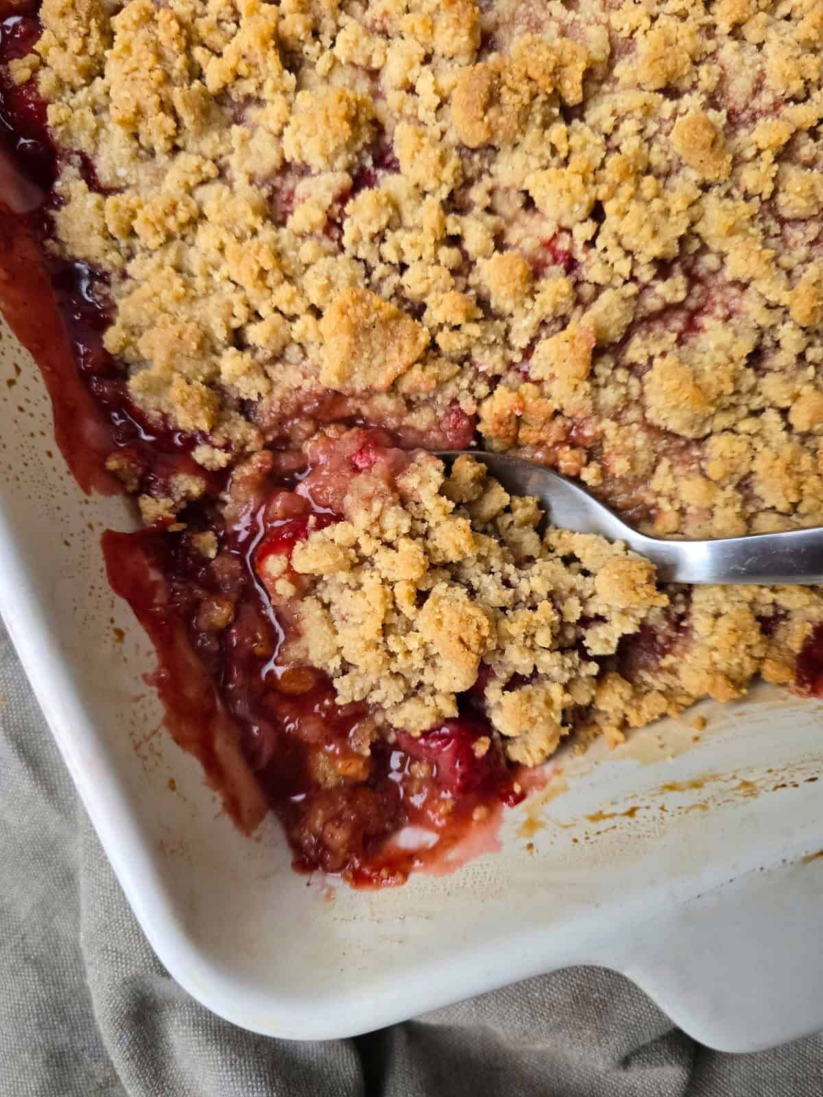 gluten free strawberry crisp recipe