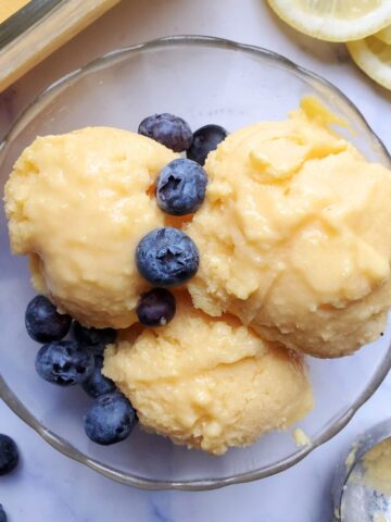 easy mango lemon sorbet recipe no churn