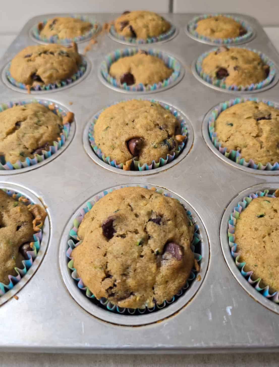 chocolate chip zucchini muffins gluten free recipe