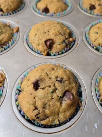 gluten free zucchini muffins with chocolate chips recipe