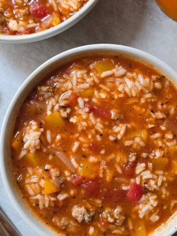 easy stuffed pepper soup recipe gluten free