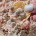3 Ingredient easy sausage dip recipe