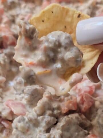3 Ingredient easy sausage dip recipe
